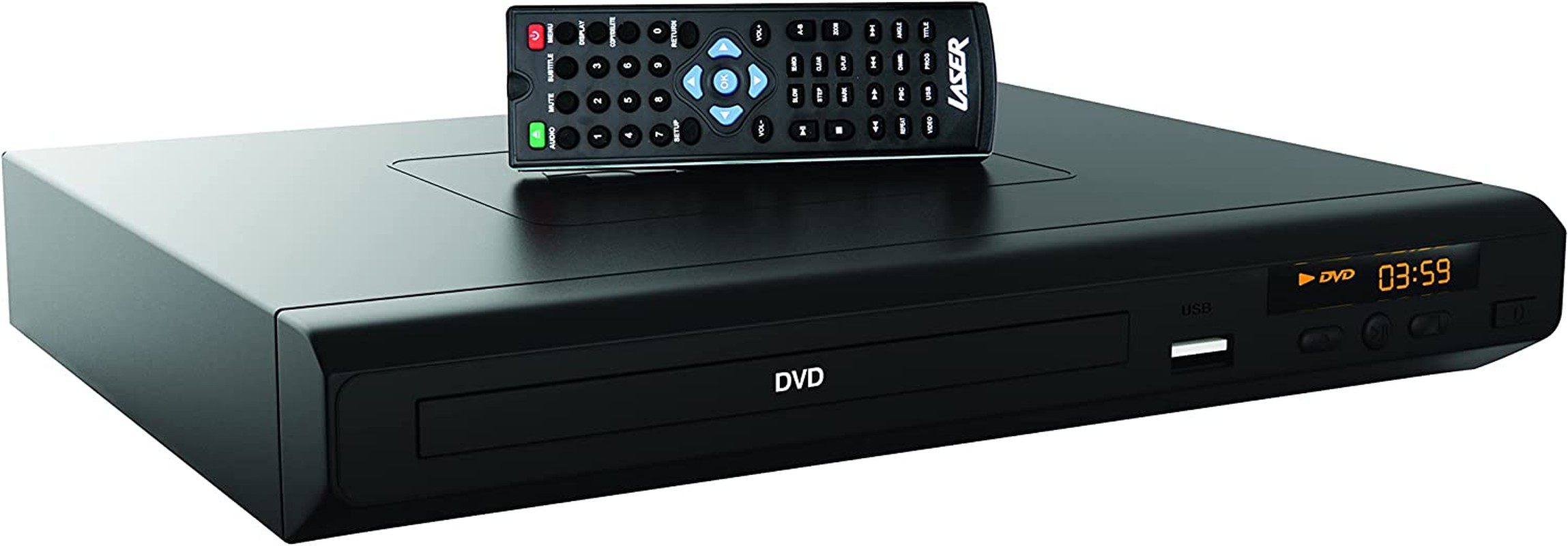 Laser DVD CD Player HD012 HDMI RCA Composite USB AVI Multi Region, HDMI & AV Output, Remote Control, All Region Free