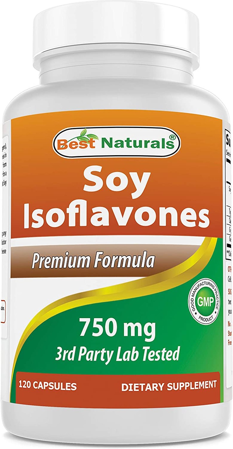 Best Naturals Soy Isoflavones 750 Mg 120 Capsules