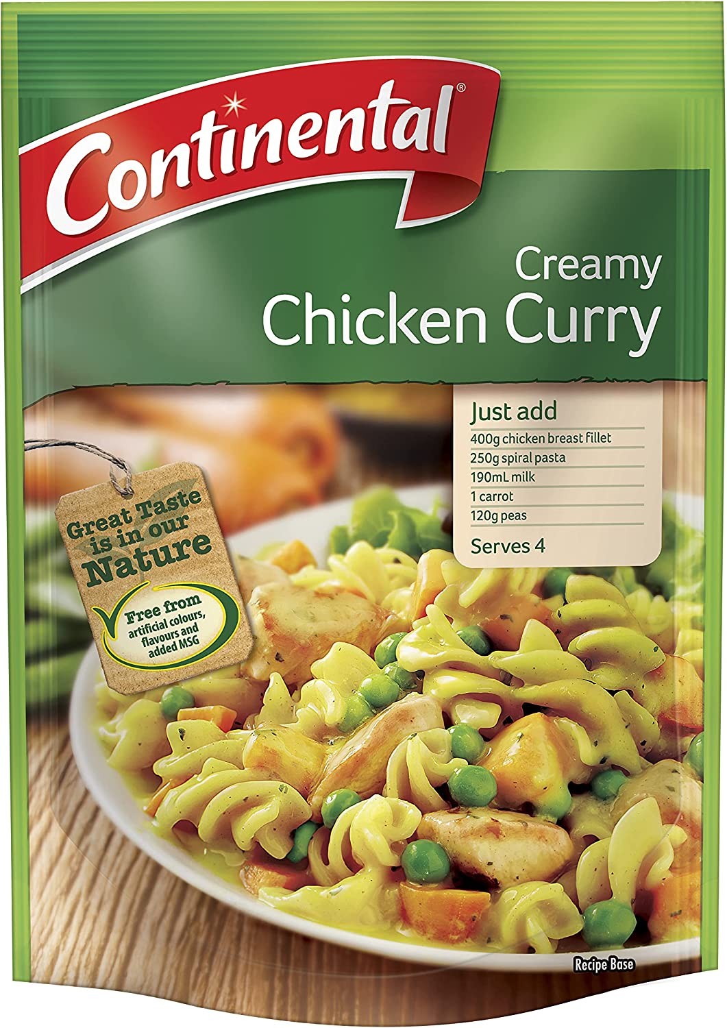 CONTINENTAL Recipe Base |Creamy Chicken Curry, 30G