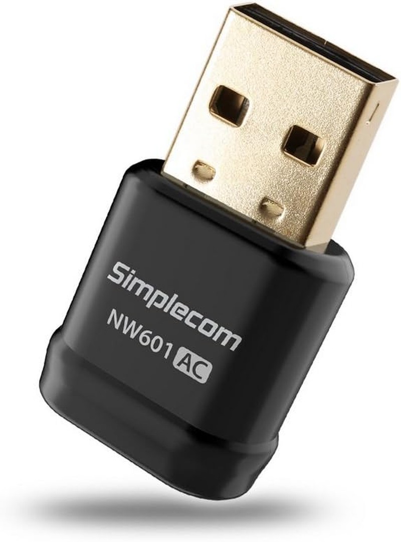 Simplecom NW601 AC600 Mini Wifi Dual Band Wireless USB Adapter