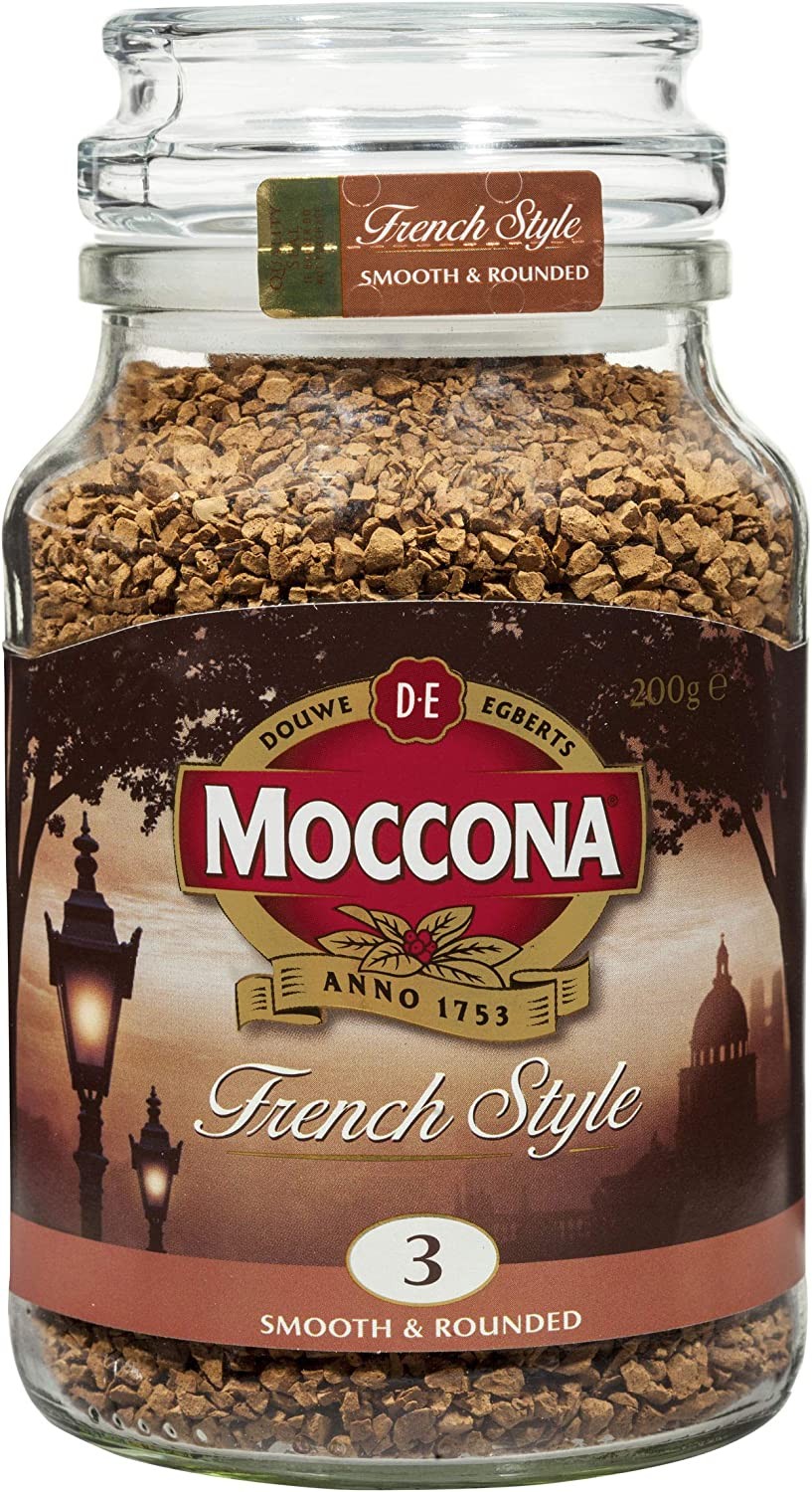 Moccona French Style Freeze Dried Instant Coffee, 200G