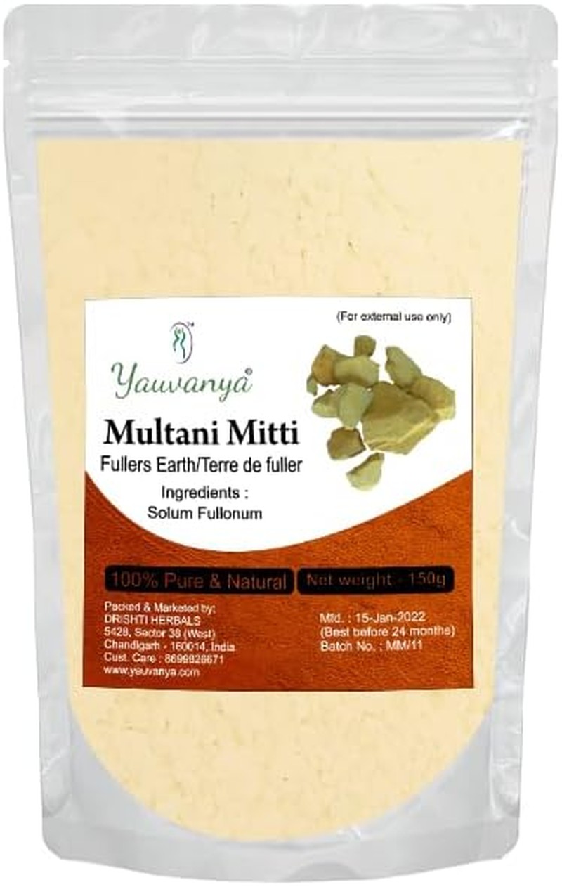 Yauvanya Multani Mitti (Fullers Earth) – 150 Gms