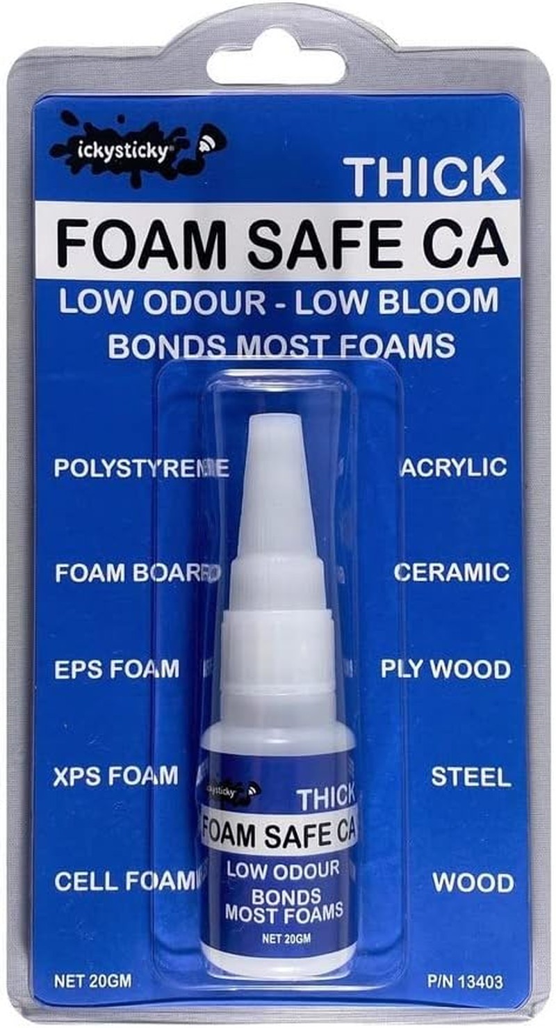 Ickysticky Thick Foam Safe CA Glue 20 G