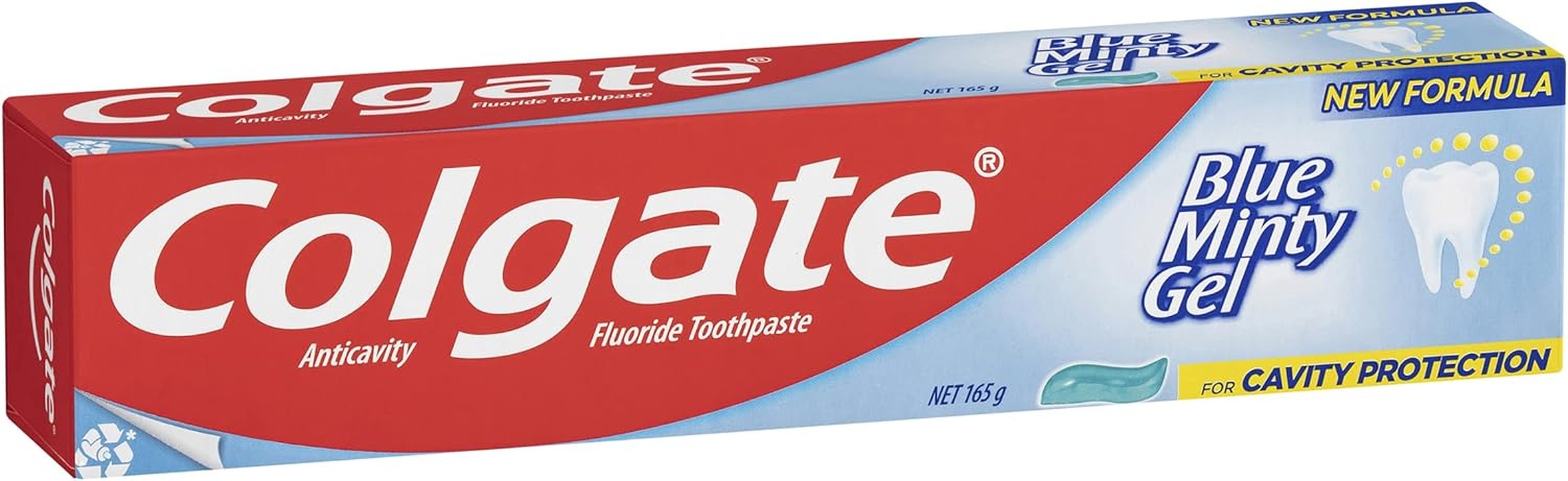 Colgate Blue Minty Gel Toothpaste, 165G, for Cavity Protection