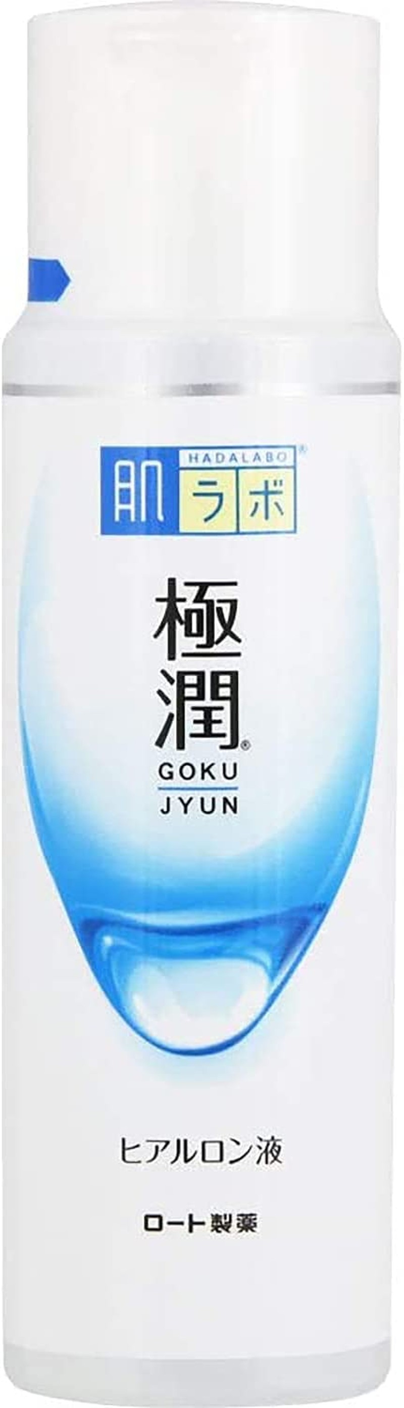 HADA LABO Goku-Jyun Clear Lotion with Hyaluronic Acid – 5.7 Fl Oz (170 Ml) Bottle