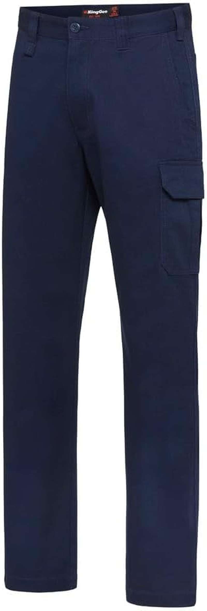 Kinggee Mens Basic Cotton Drill Cargo Pant Navy 89l Size Emega Australia 3654