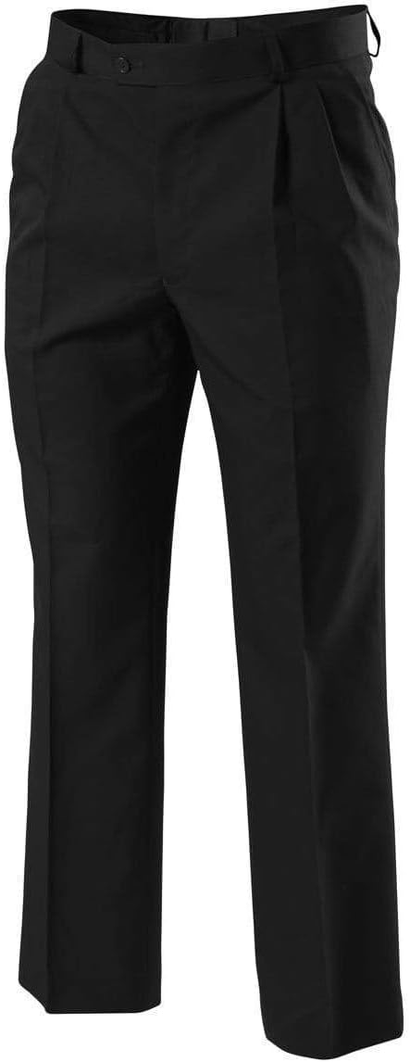 Hard Yakka Men'S Trouser Permanent Press Pleat Front Pant, Black, 92R ...