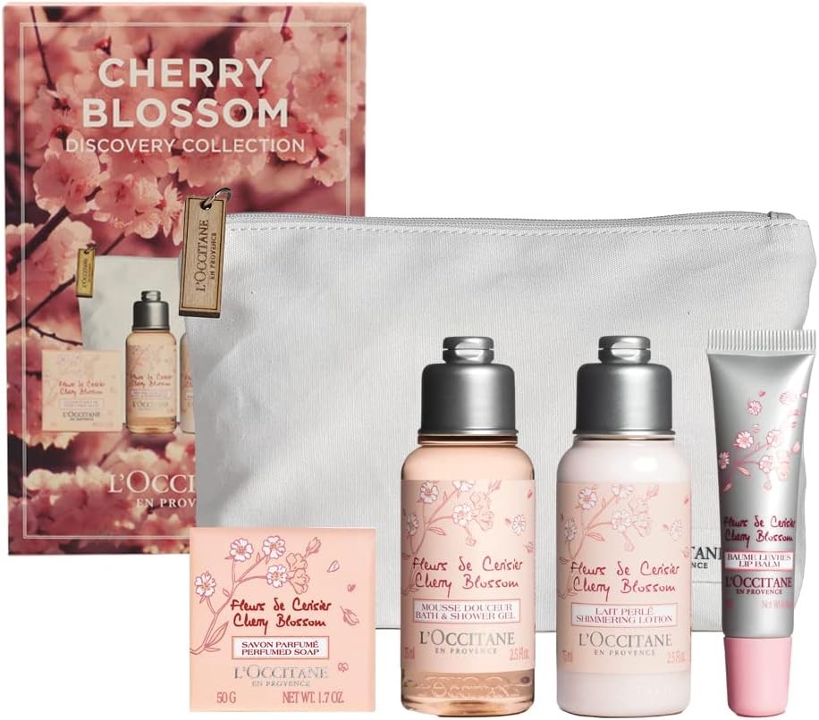 L’Occitane Limited Edition Cherry Blossom Discovery Kit Gift Pack