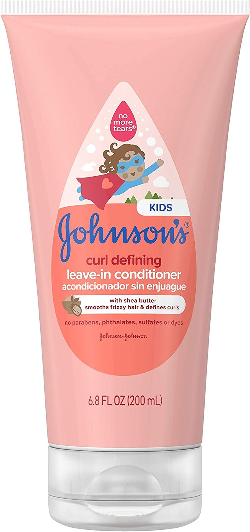 Johnson’S Baby Curl Defining Tear-Free Kids Leave-In Shea Butter Conditioner, 6.8 Fl. Oz.