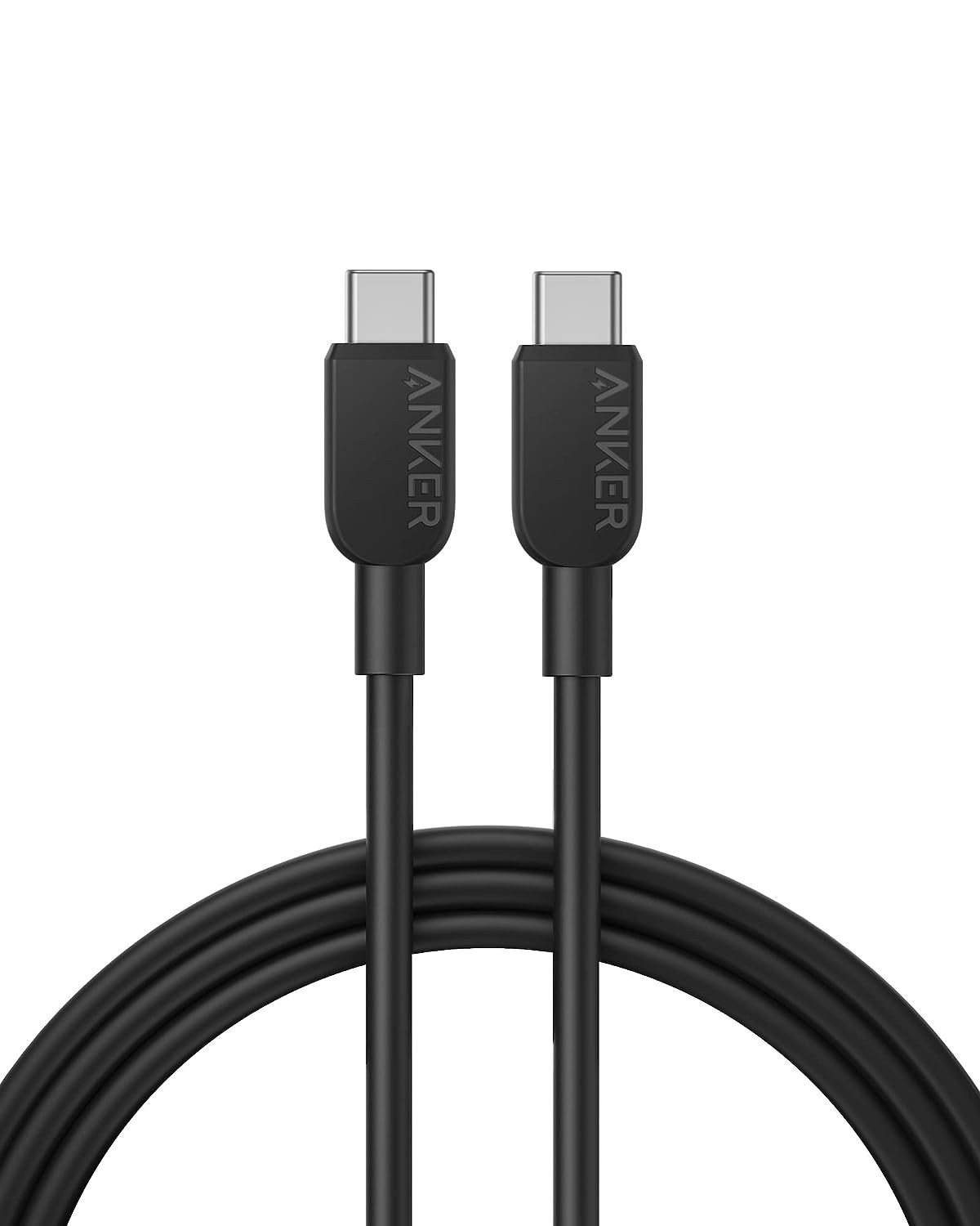 Anker USB C Cable, 310 USB C to USB C Cabl, (60W/3A) USB C Charger Cable Fast Charge for Samsung Galaxy S23, Ipad Pro 2021, Ipad Mini 6, Ipad Air 4, Macbook Pro 2020, Switch (USB 2.0) (6Ft, Black)