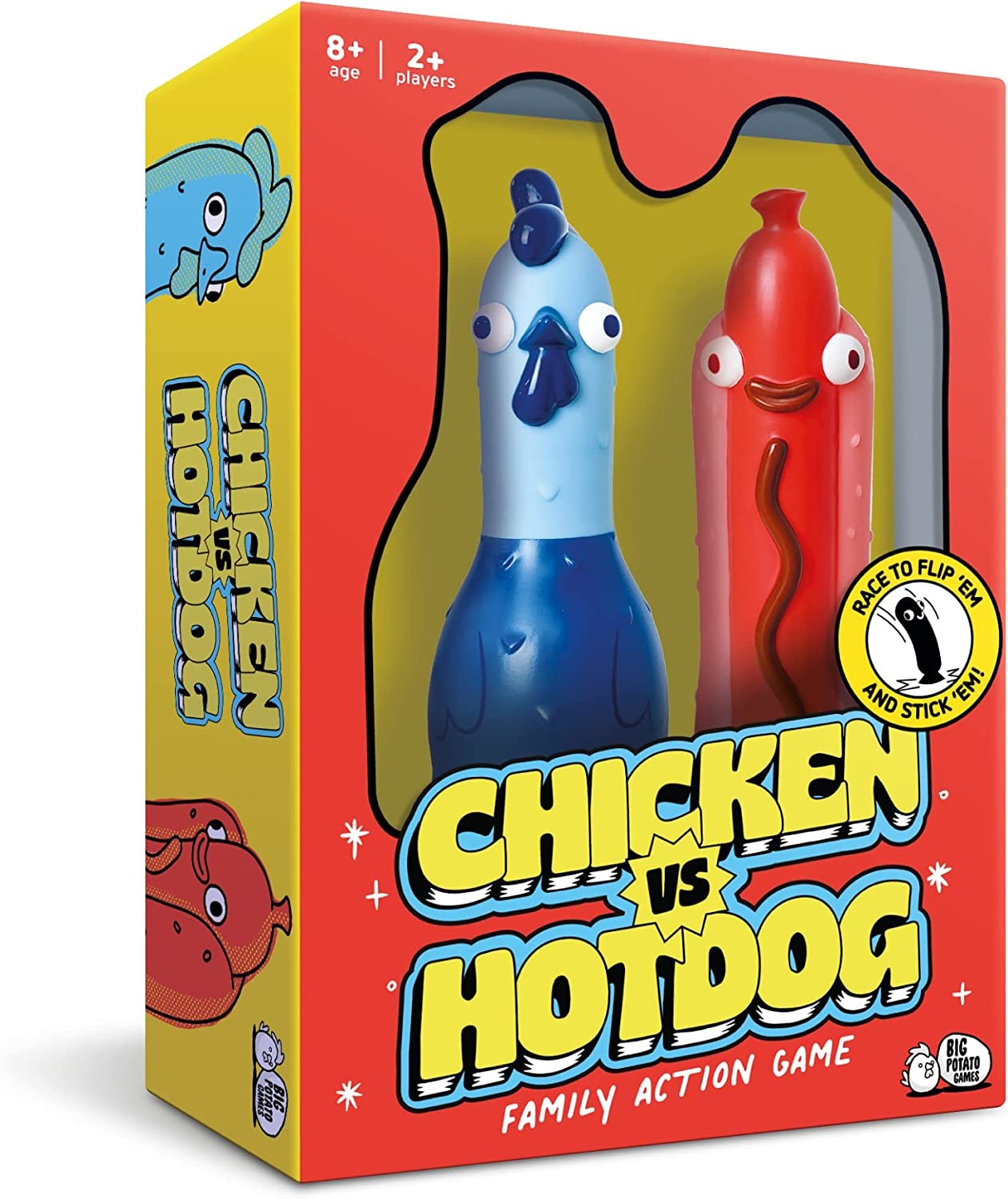 Big Potato Games Chicken Vs Hotdog Board Game