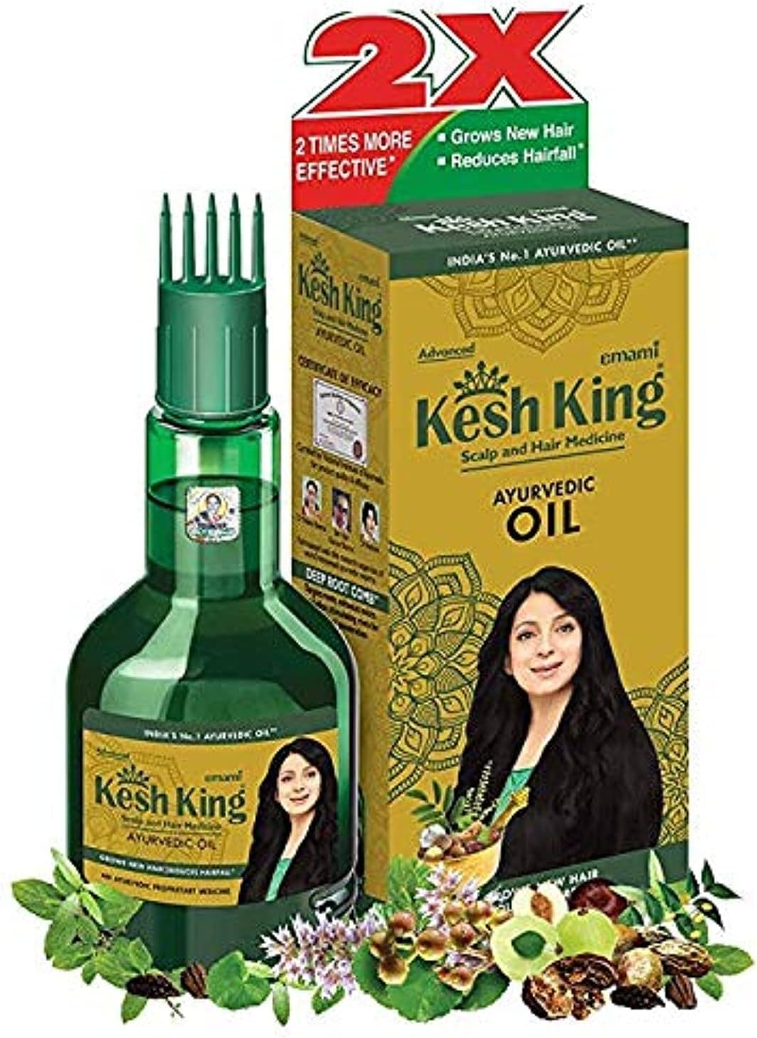 Kesh King Herbal Ayurvedic Hair Oil for Hair Growth 100 Ml