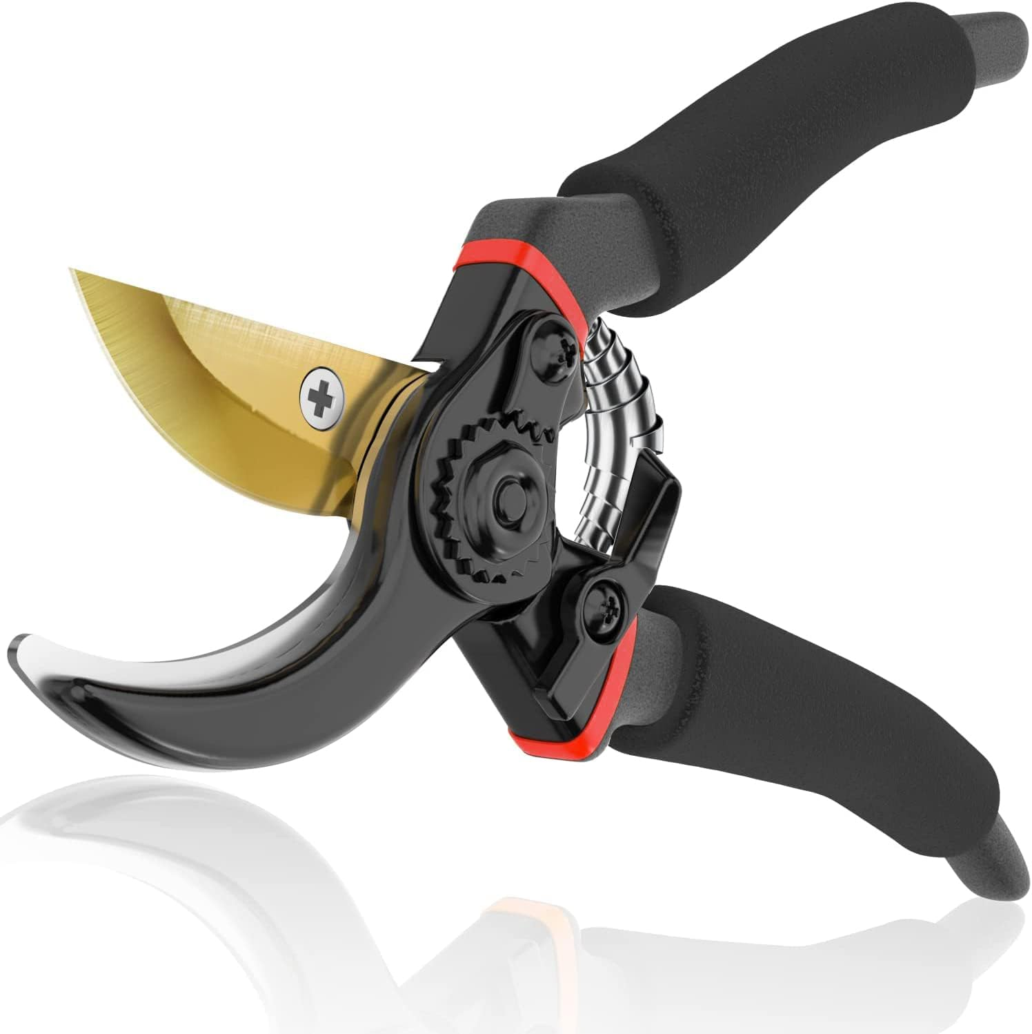 Pruning Shears, ETHEL Professional Bypass Pruner Shears, Tree Ttrimmer, Rose Pruning Shears, Heavy-Duty Garden Clippers, Multipurpose Garden Shears for Gardening, Arboriculture & Plant Nurseries