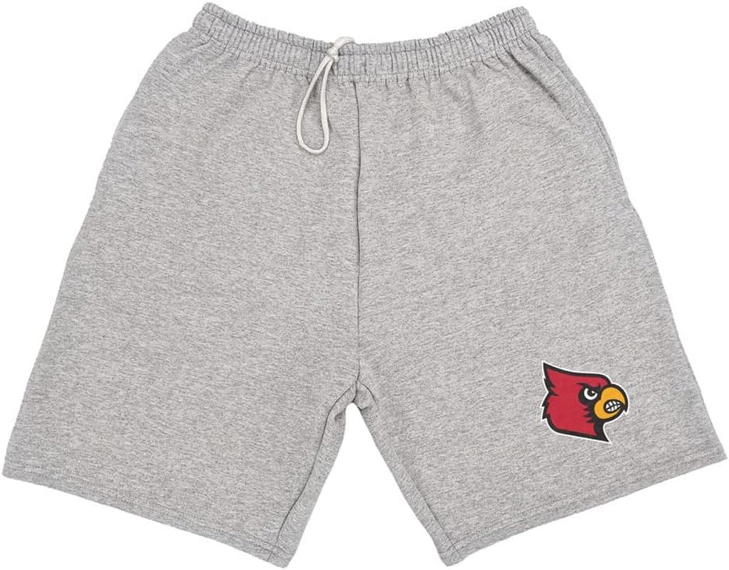 Official Collegiate Mens Apparel Sweat Shorts School Logo Athletic