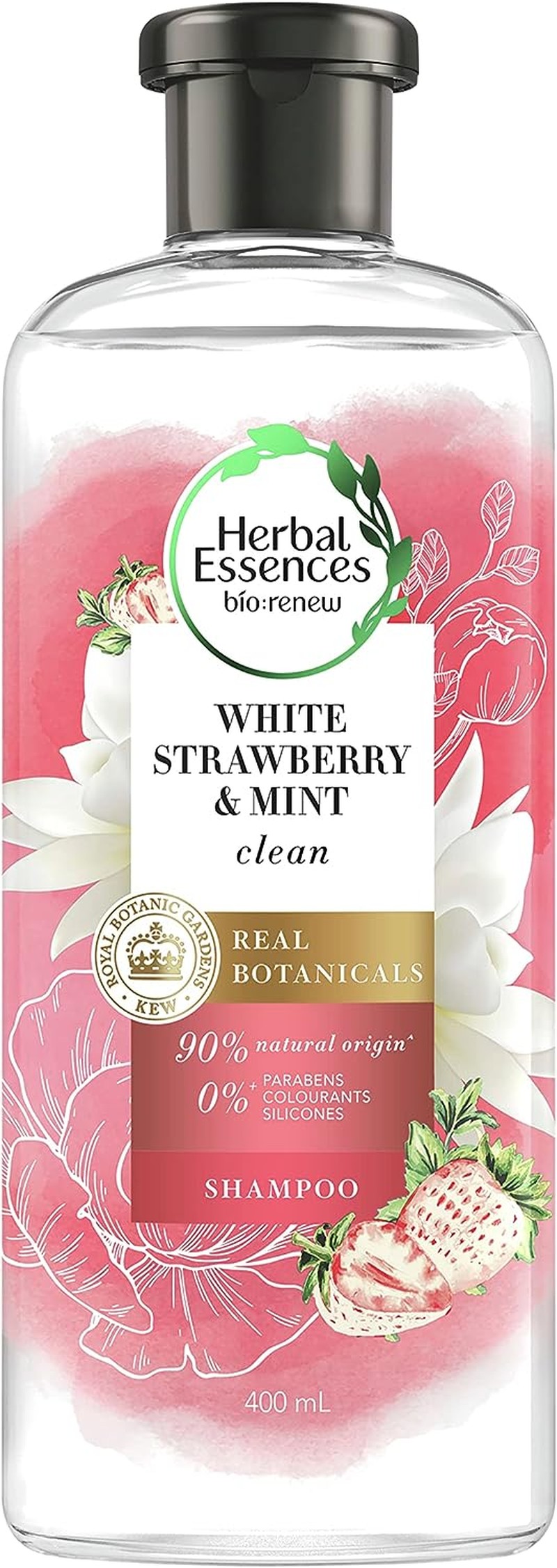 Herbal Essences Bio:Renew White Strawberry & Mint Cleansing Shampoo 400Ml