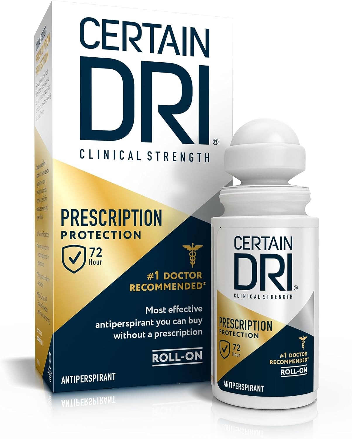 Certain Dri Anti-Perspirant, Roll-On, Pack of 1, 1.2 Oz