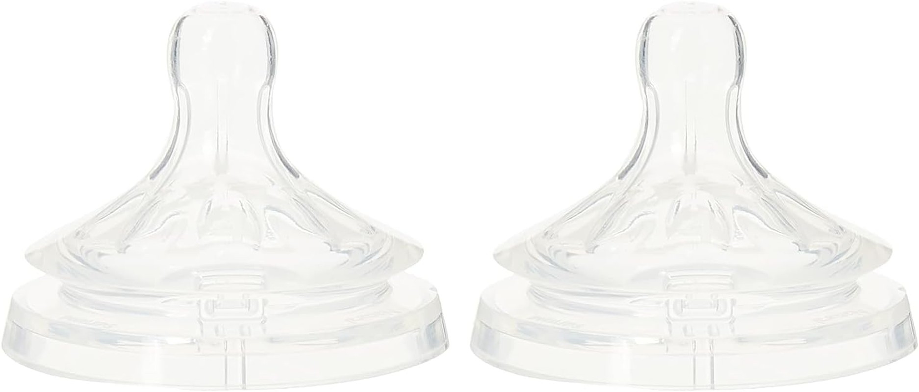 Philips Avent Natural Teats – 6Month+ Fast Flow – Soft Silicone Bottle Feeding Nipple – BPA Free – 2-Pack – SCF044/27