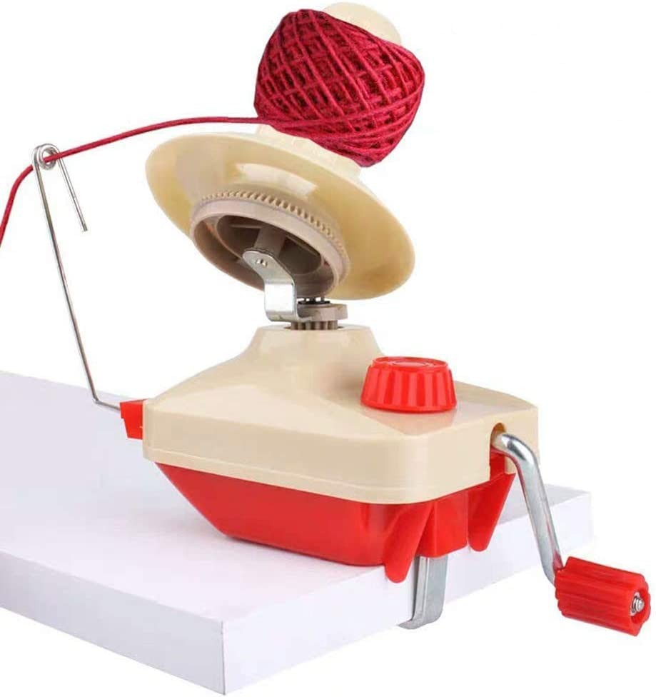 Yarn String Winder, FORTSPANG Yarn Ball Winder Hand Operated Wool Winder Holder for Swift Yarn Fiber String Ball