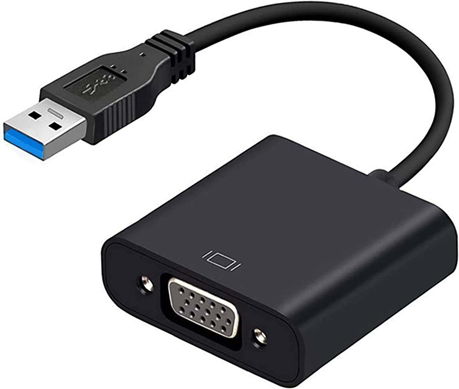 USB to VGA Adapter, USB 3.0 to VGA Adapter Multi-Display Video Converter- PC Laptop Windows 7/8,Desktop, Laptop, PC, Monitor