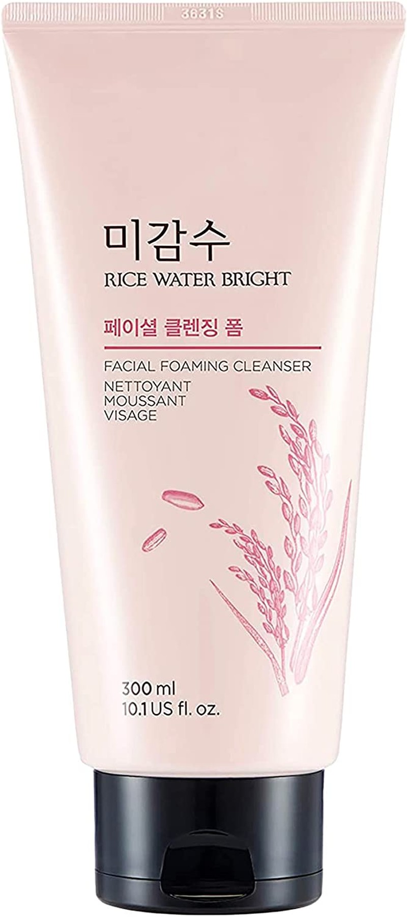 THE FACE SHOP Rice Water Bright Foam Cleanser 300Ml, 10.14 Fl Oz (Pack of 1)