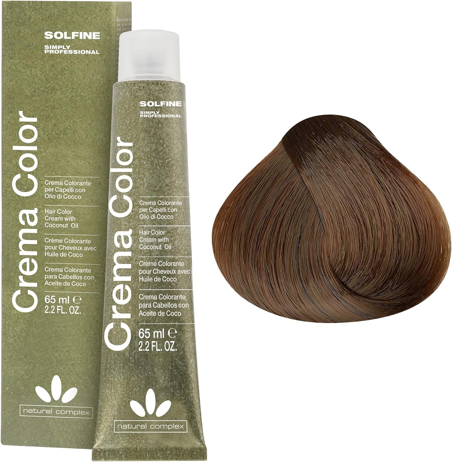 Solfine Crema Color Permanent Hair Color 65 Ml, 5T Coffee