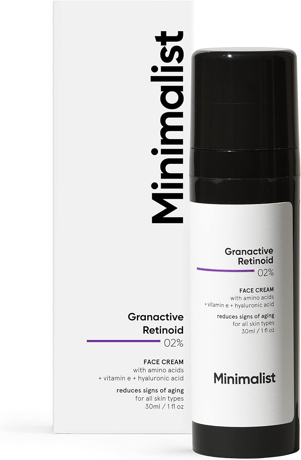 Minimalist 2 Retinoid anti Ageing Night Cream for Wrinkles and Fine Lines with Retinol Derivative for Sensitive Skin1 Fl Oz (Pack of 1)