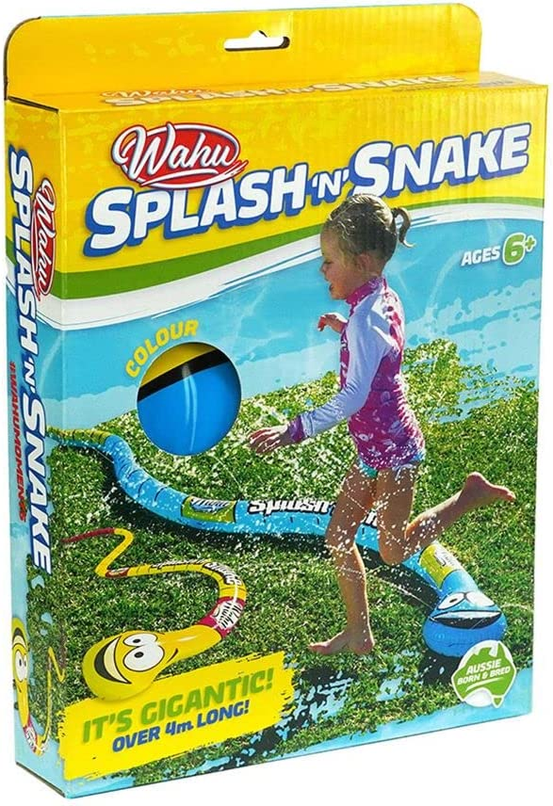 WAHU Splash’N Snake -Simply Connect Your Hose, Turn on the Tap and Watch Your Splash’N Snake Come to Life