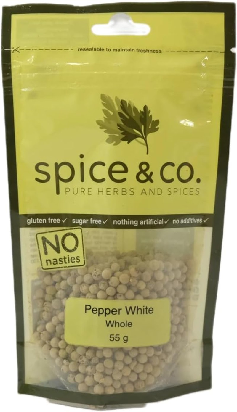 Spice & Co Whole White Peppercorns 55 G