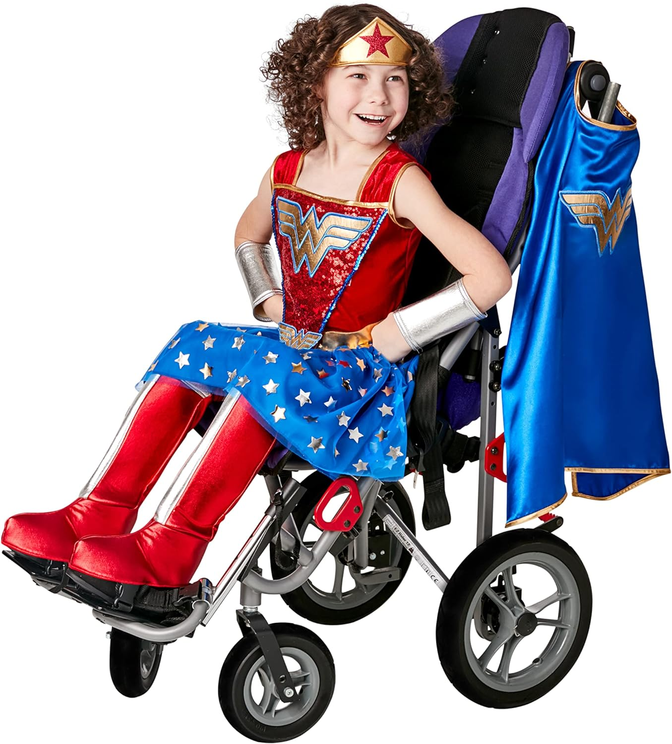 Rubies Wonder Woman Adaptive Costume for Kids, Medium