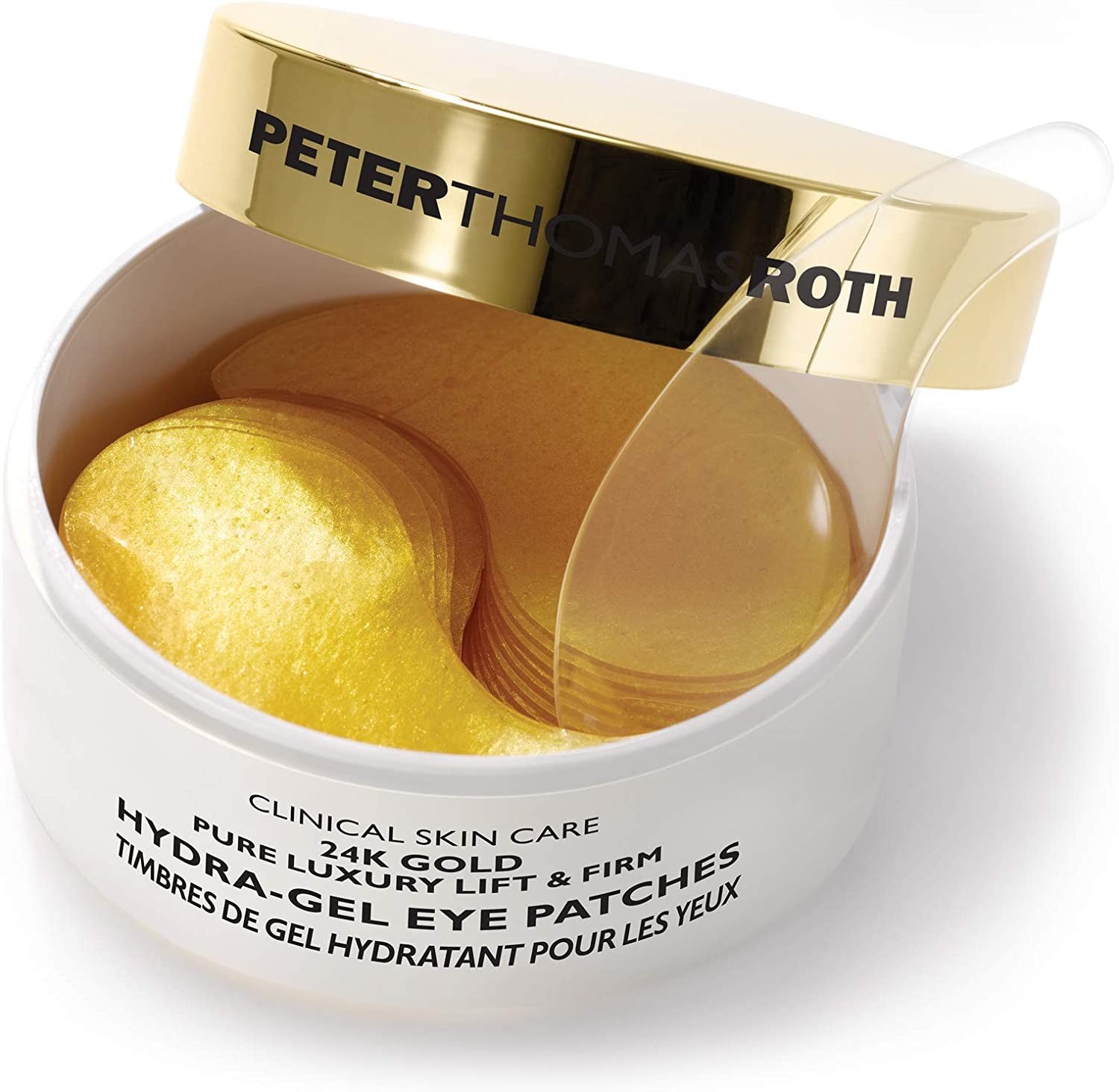 Peter Thomas Roth 24K Gold Pure Luxury Lift and Firm Hydra-Gel Eye Patches Set 60-Piece, 60 Count