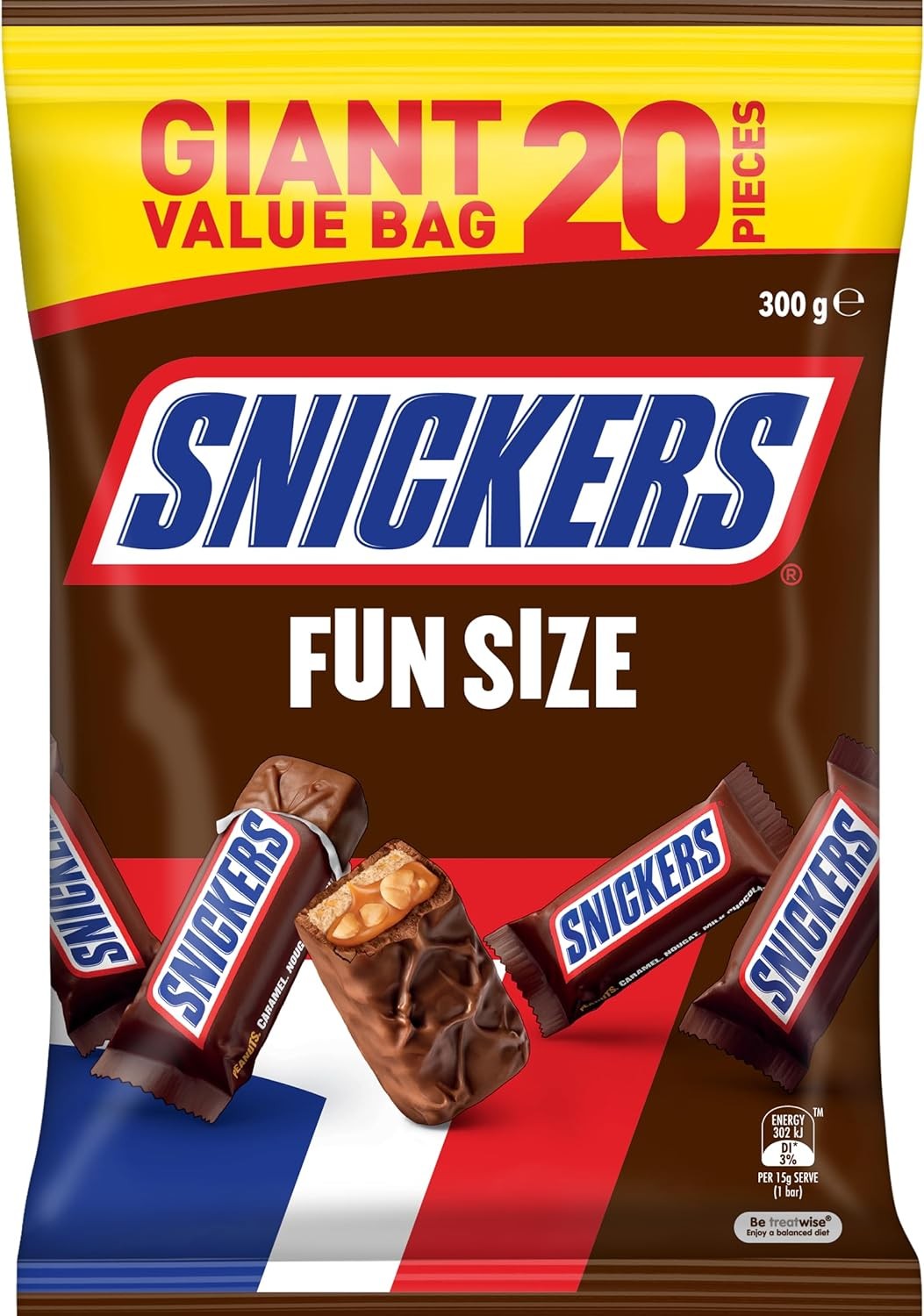 Snickers Chocolate Halloween Party Share Bag 20 Pieces 300G