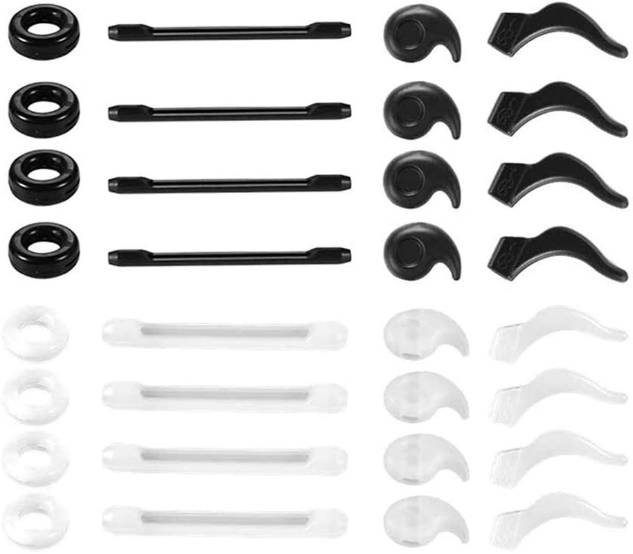 HAOTOOL 16 Pairs Eyeglasses Retainers, Premium Silicone Anti-Slip Eyeglass Holder, Comfort Ear Grip Hooks Protectors for Spectacle Sunglasses Reading Glasses Eyewear