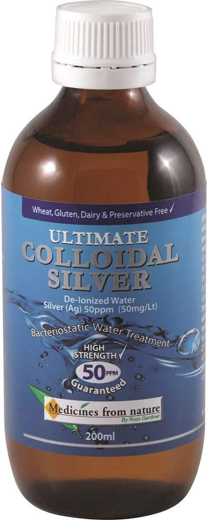 Medicines from Nature Colloidal Silver, 200 Milliliters