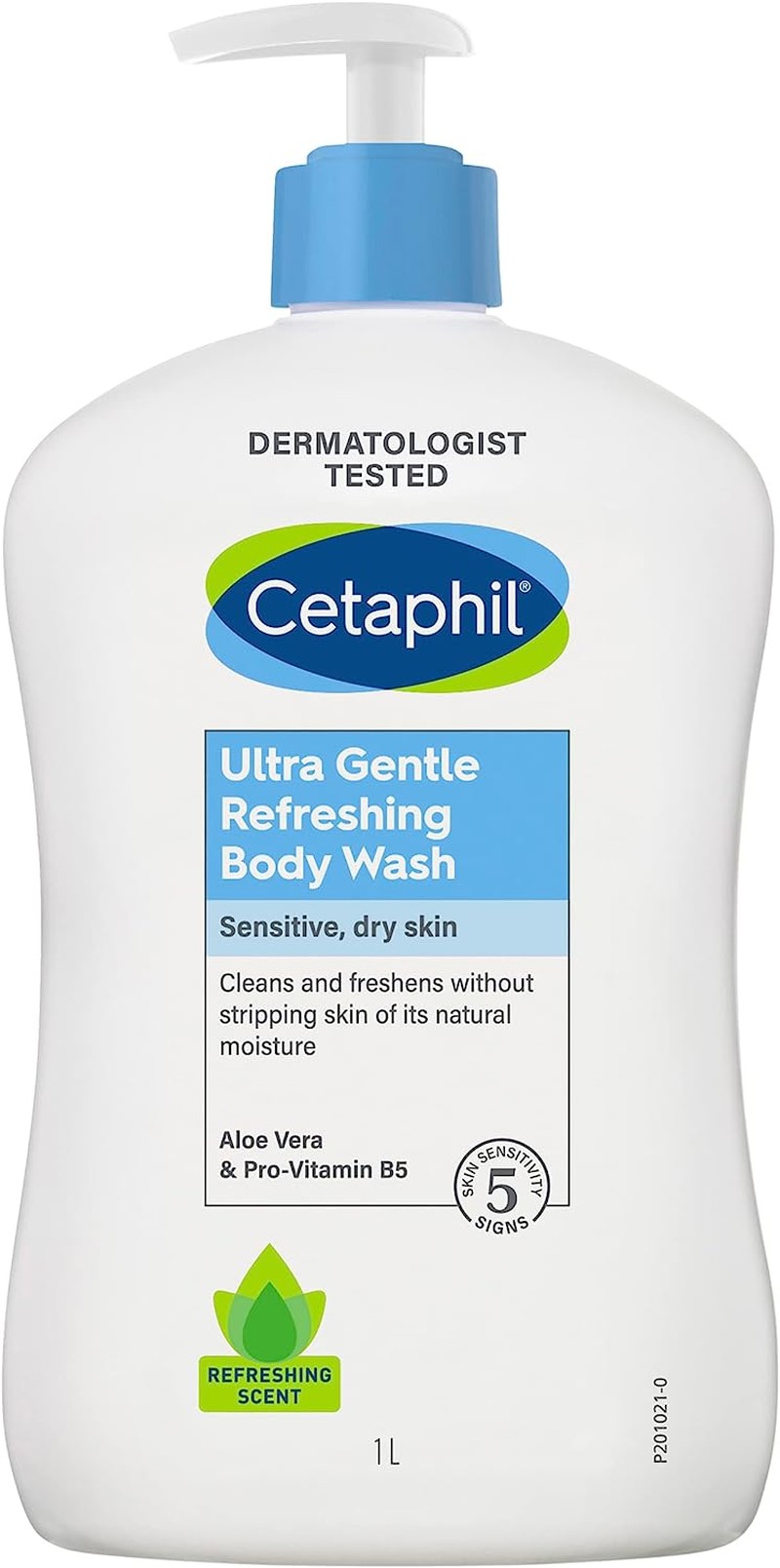 Cetaphil Cetaphil Ultra Gentle Body Wash Refreshing Scent, Refreshing, 1L