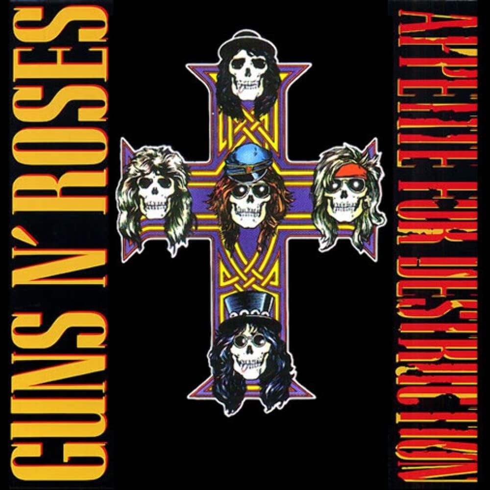 Guns and Roses Appetite for Destruction Vinyl Album