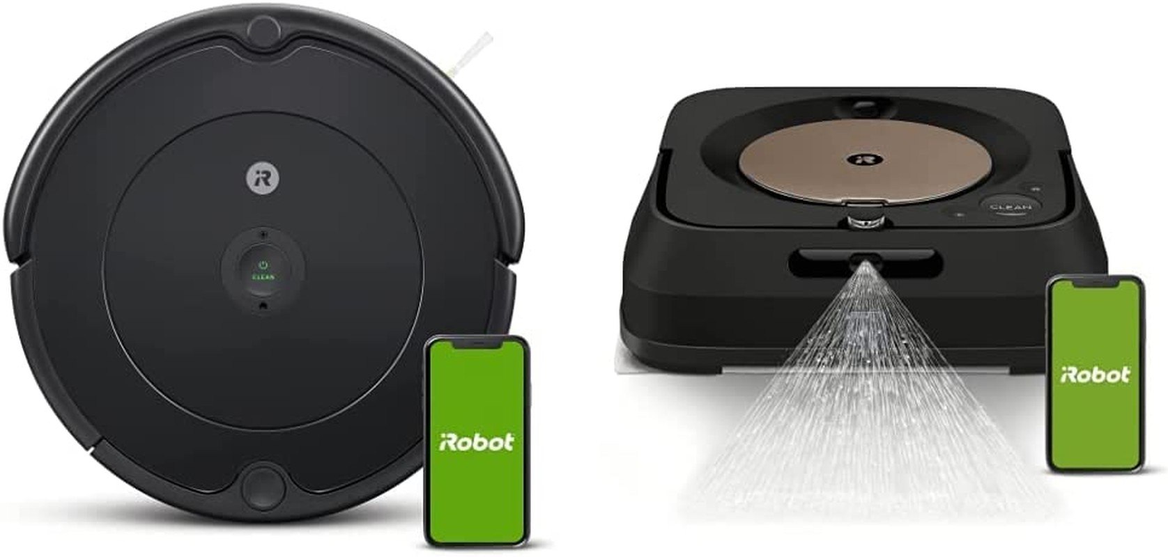 Irobot Roomba 692 Robot Vacuum + Braava Jet M6 Robot Mop Bundle – Smart Mapping, Compatible with Alexa, Ideal for Multiple Rooms