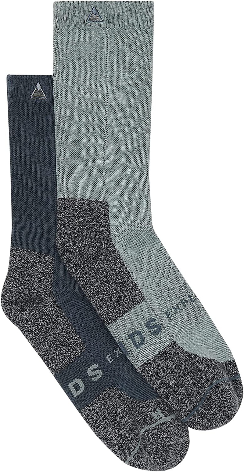 Bonds Men’S Explorer Light Tough Crew Socks – 2 Pack