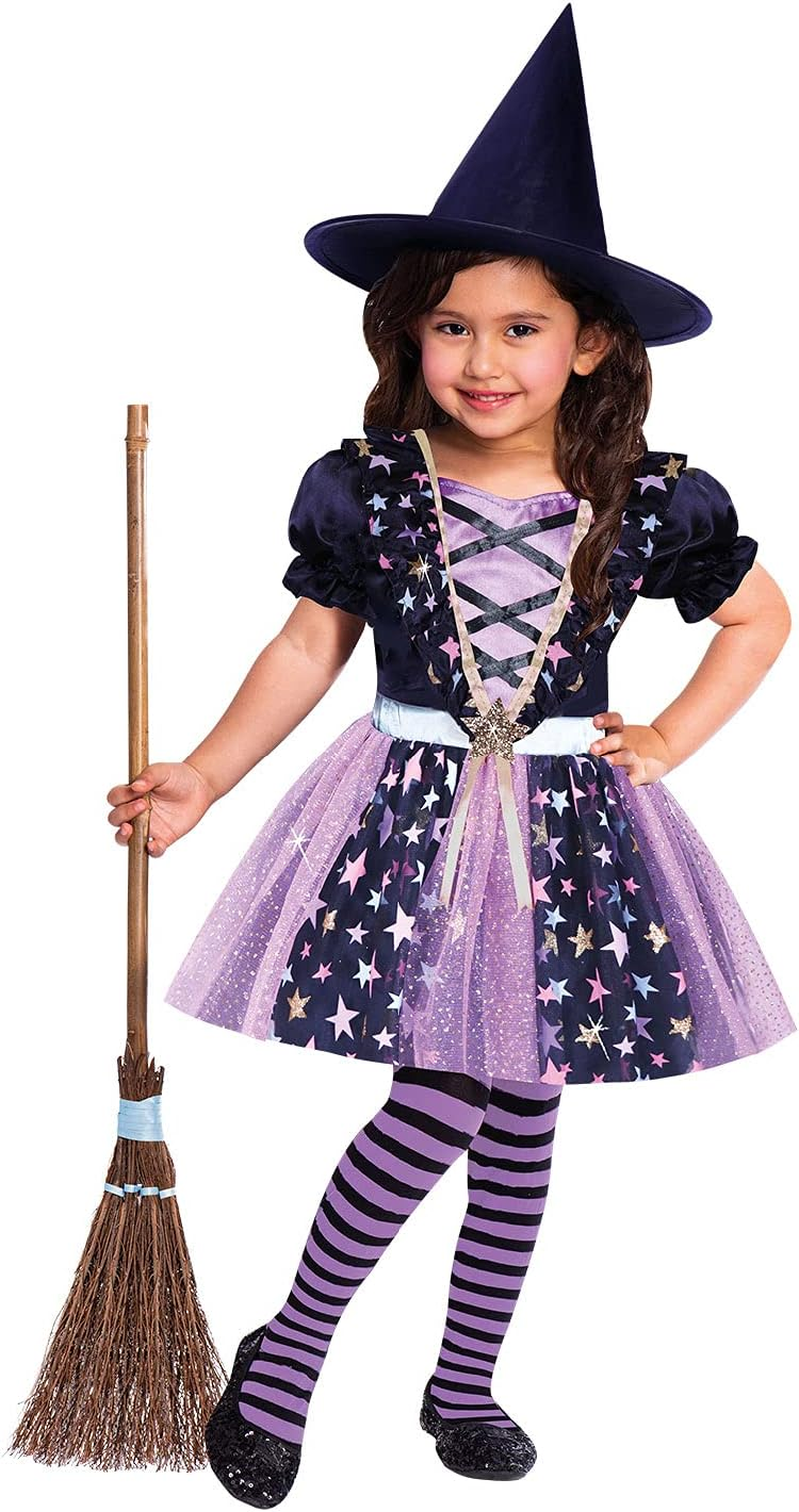 Amscan Girl’S Starlight Witch Costume, Size