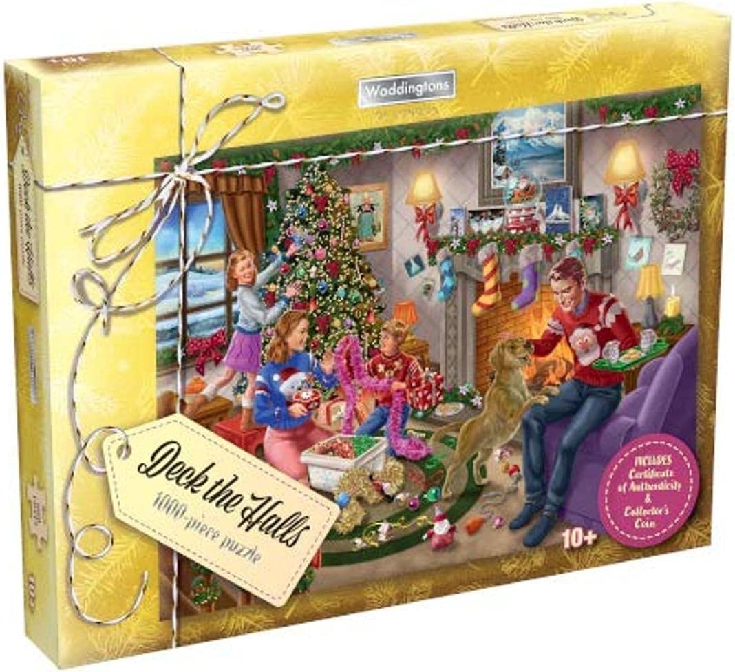 Christmas Jigsaw Puzzle | Xmas| Waddingtons, Multi, WM00507-EN1-6, Makes a Great All