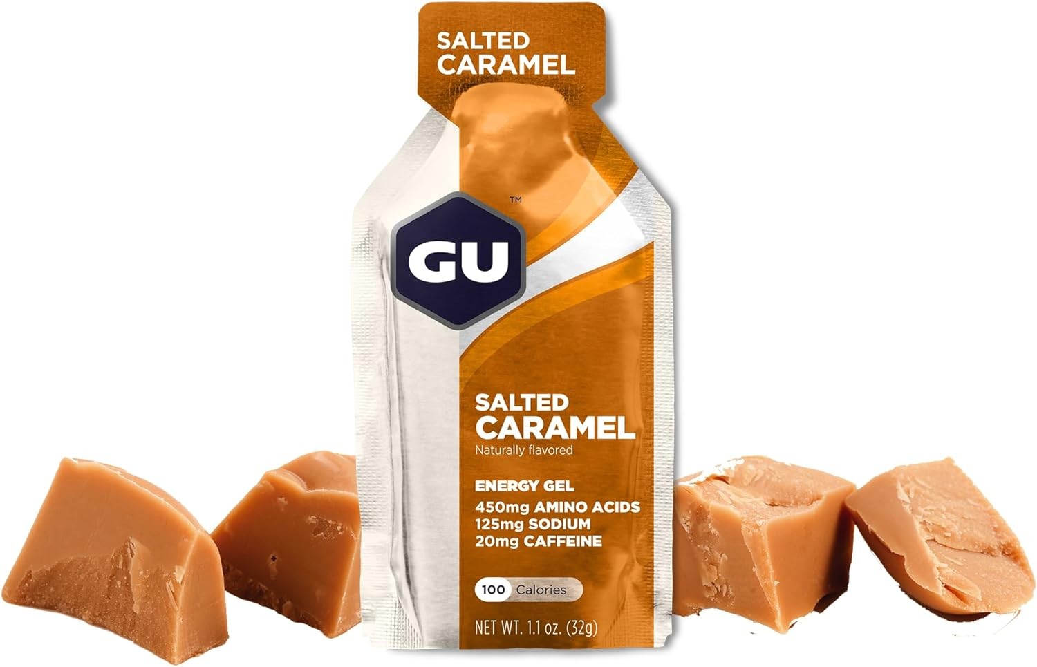 GU Energy – Energy Gels – Salted Caramel (With Caffeine)