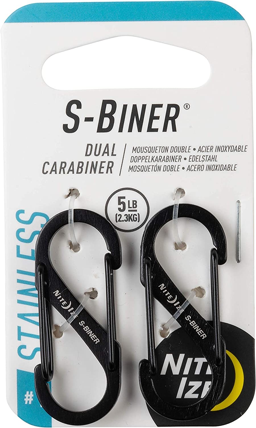 Nite IZE S-Biner Size 5 Durable Carabiner