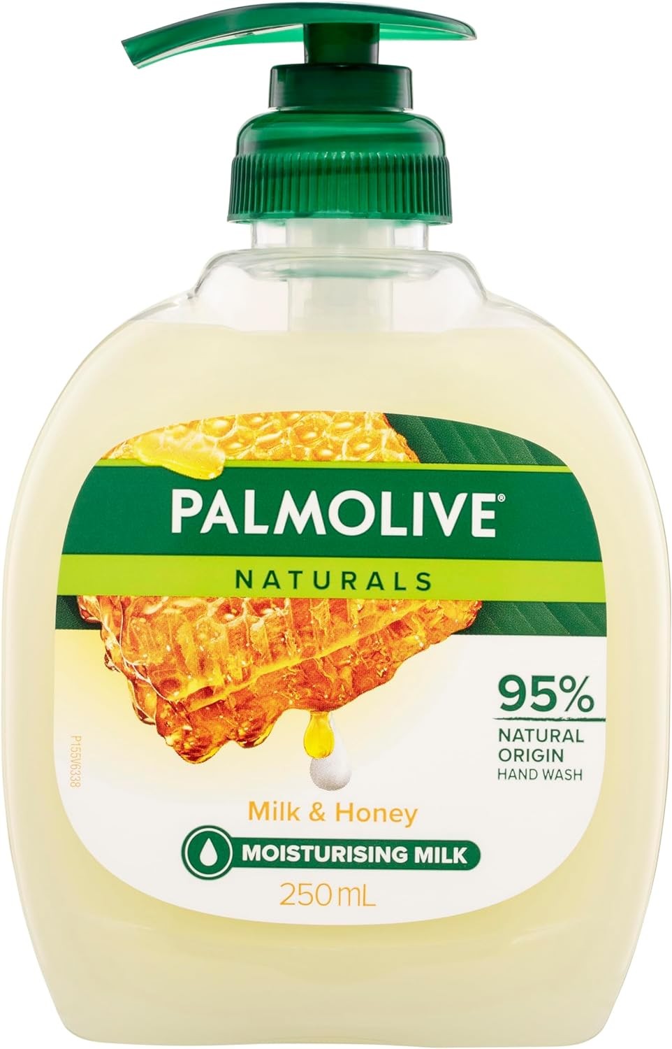 Palmolive Naturals Liquid Hand Wash Soap, 250Ml, Milk & Honey Pump with Moisturising Milk, No Parabens or Phthalates