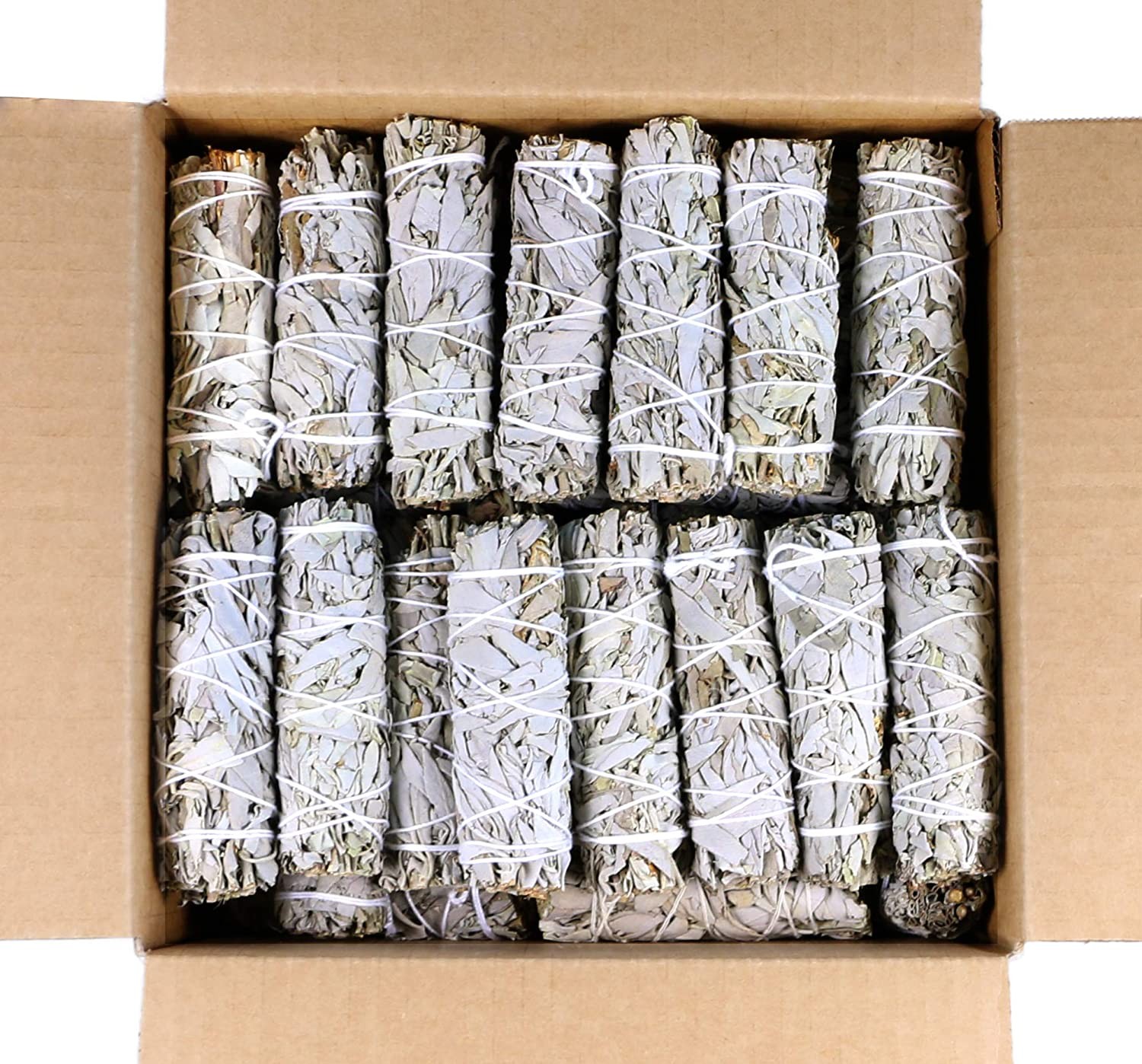 White Sage Smudge Sticks 4 Inch | Organic White Sage Smudging Wands | Bulk Quantities for Home Cleansing, Meditation, & Smudging Rituals | Sustainably Sourced California White Sage (12)