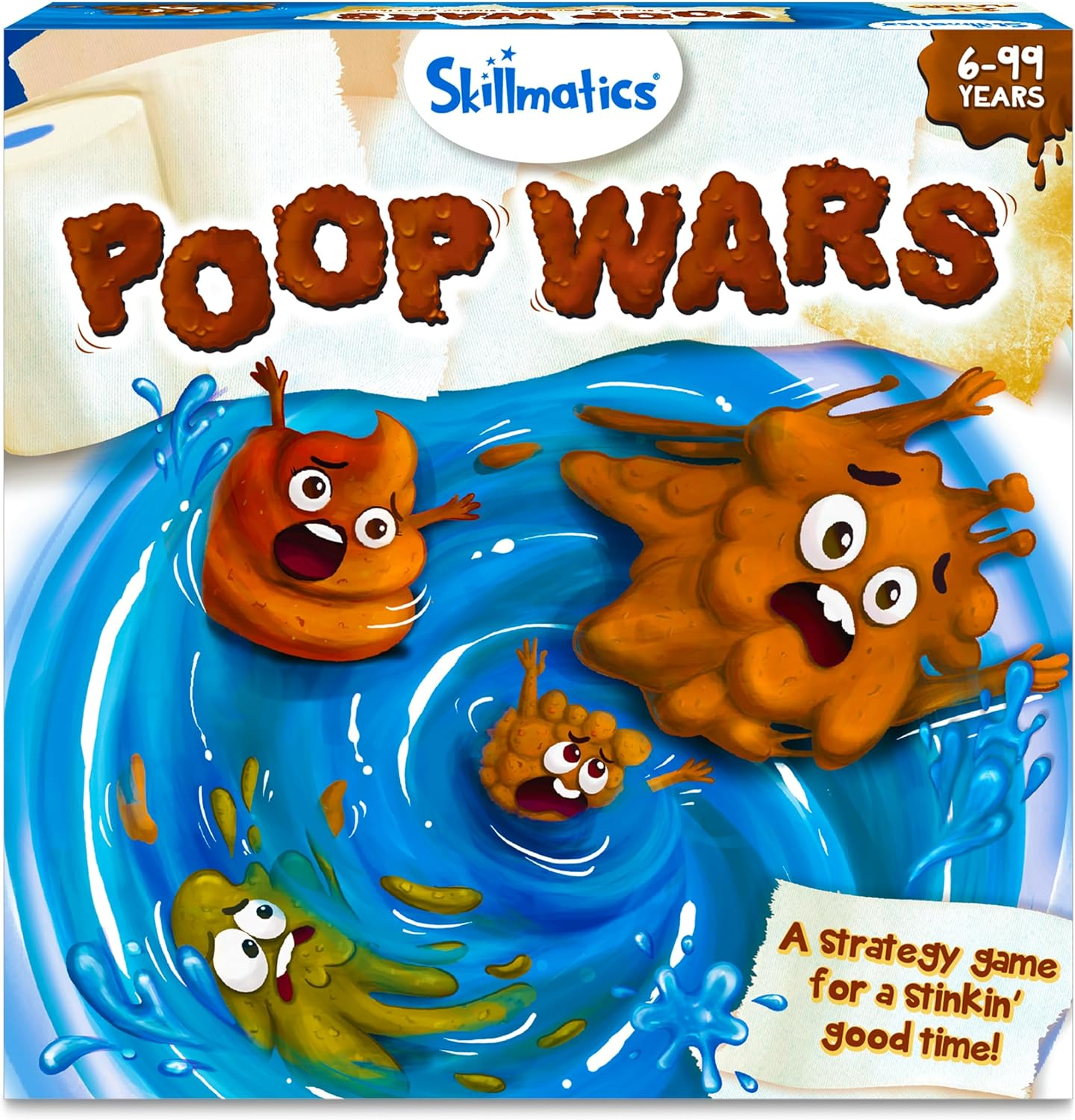 Skillmatics Card Game – Poop Wars, Fun & Fast-Paced Game of Strategy, Party Game for Kids & Family, Gifts for Girls & Boys Ages 6, 7, 8, 9 & Up