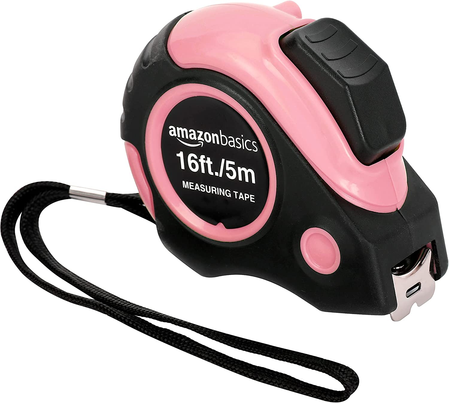 Amazon Basics Tape Measure – 4.88 M, Pink