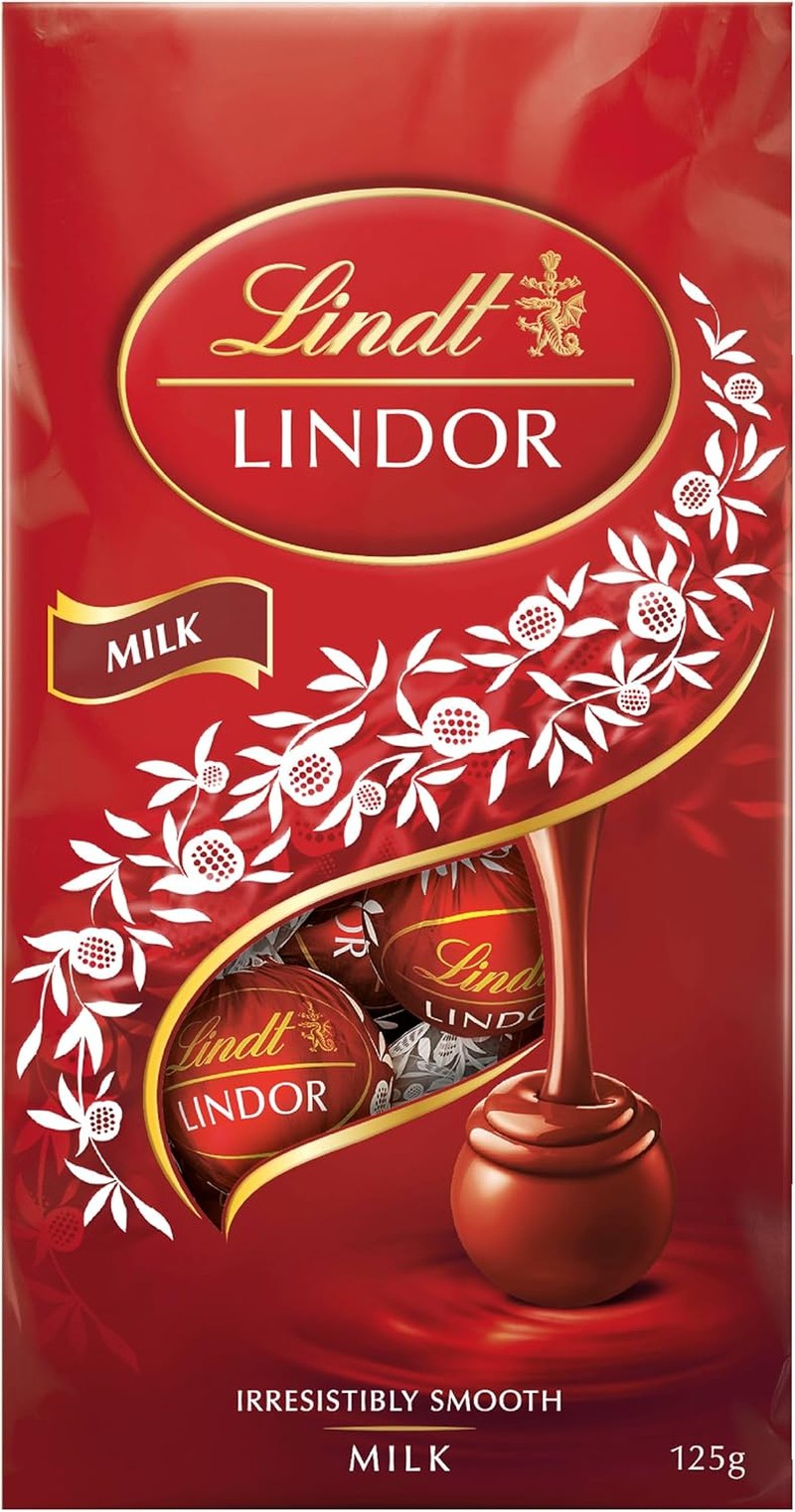 Lindt Lindor Milk Chocolate Truffles Bag 125G