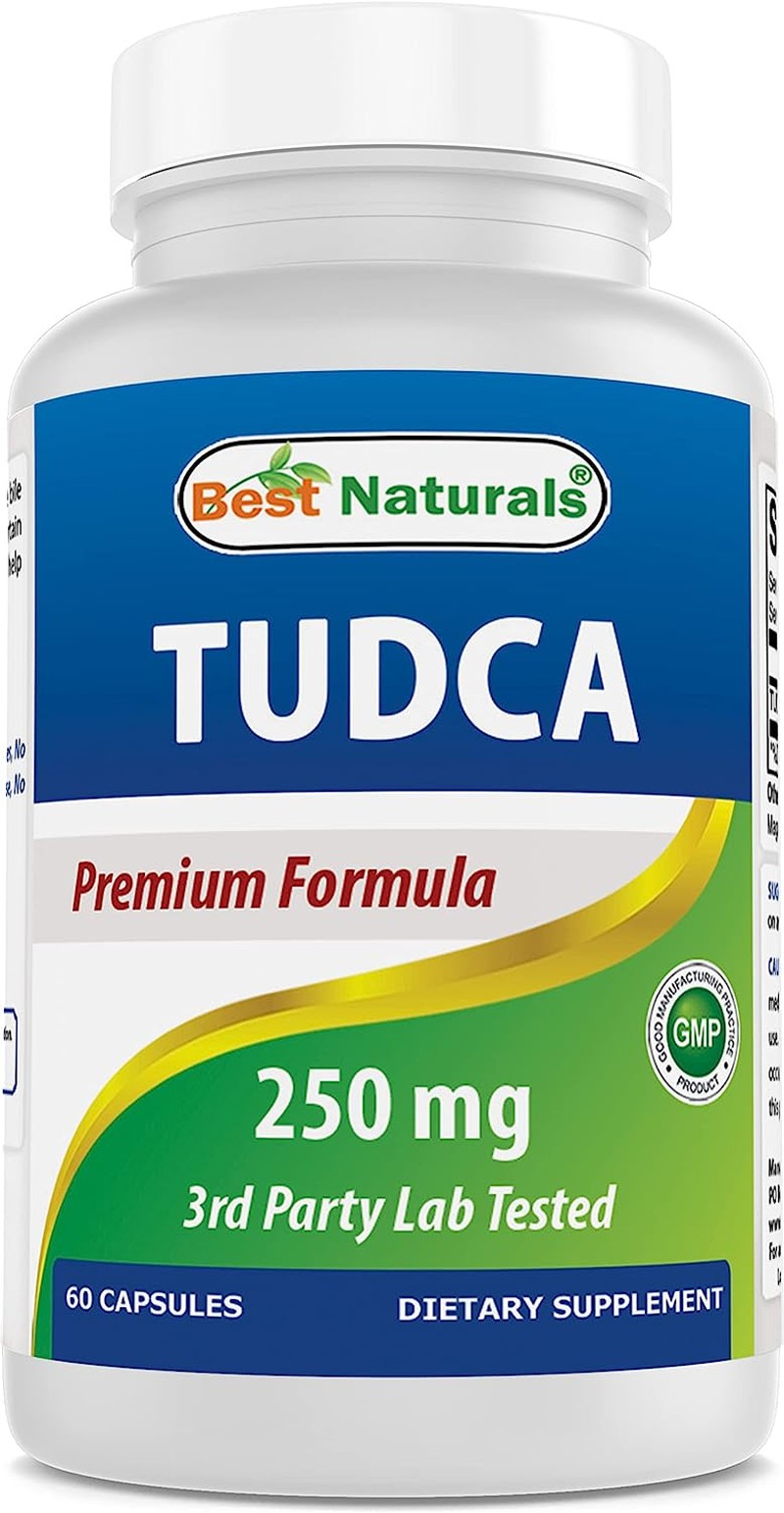 Best Naturals TUDCA 250Mg (Tauroursodeoxycholic Acid) – 60 Veg Capsules – 2 Months Supply