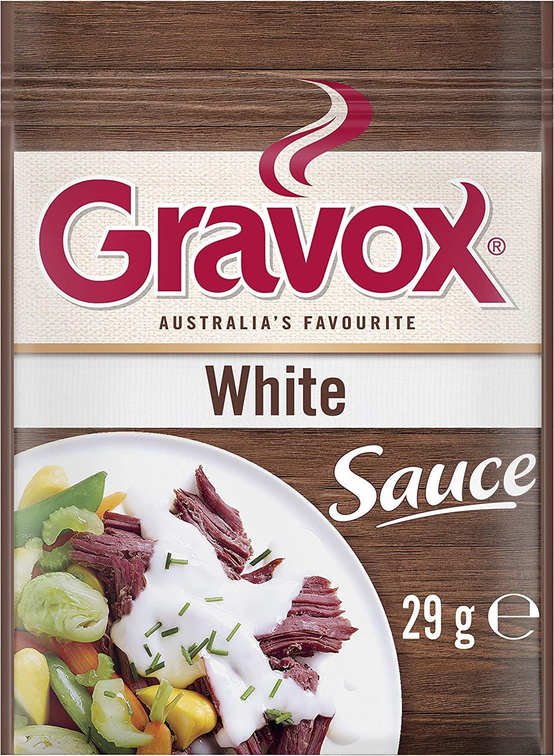 Gravox White Sauce Mix Creamy Instant Sauce for Recipes and Dishes Authentic Flavour Finishing Sauce Gravox Sauce 29G