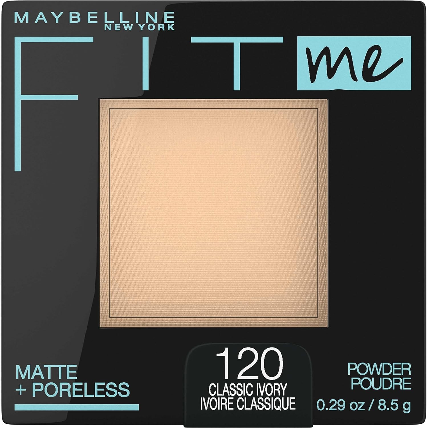 Maybelline New York Fit Me Matte & Poreless Pressed Powder – Classic Ivory 120,0.29 Ounce