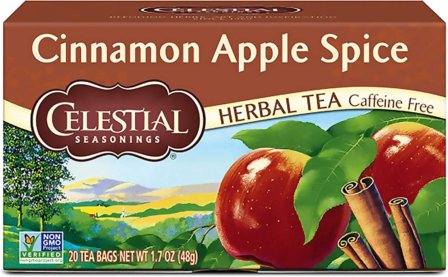 Celestial Seasonings Cinnamon Apple Spice Tea 20 Teabags